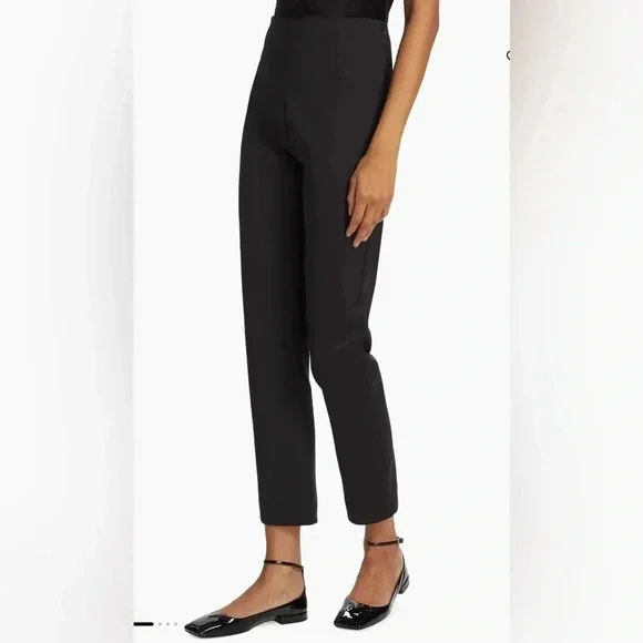Róhe Womens Black Cigarette-Leg Trousers Size 8 (40)$370.00 MSRP